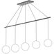 Marquee LED 0.63 inch Graphite Linear Pendant Canopy System Ceiling Light